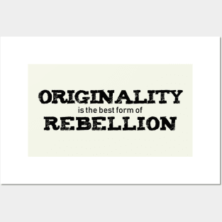 Originality Posters and Art